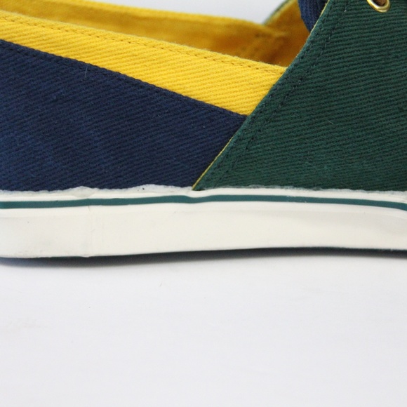 Vintage Bass Sneakers Women Boat Shoes Y2K 90s style Low Top Flat sz 9 - Picture 10 of 13